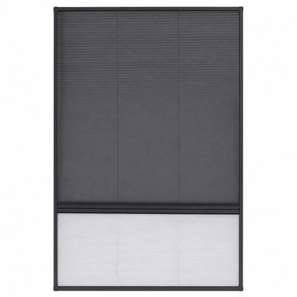 148684 vidaXL Plisse Insect Screen for Windows Aluminium 80x120 cm with Shade 4
