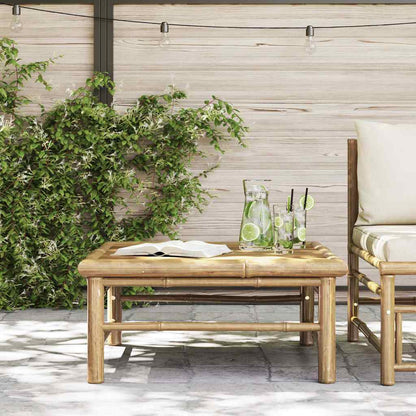 vidaXL Garden Table 65x65x30 cm Bamboo 3