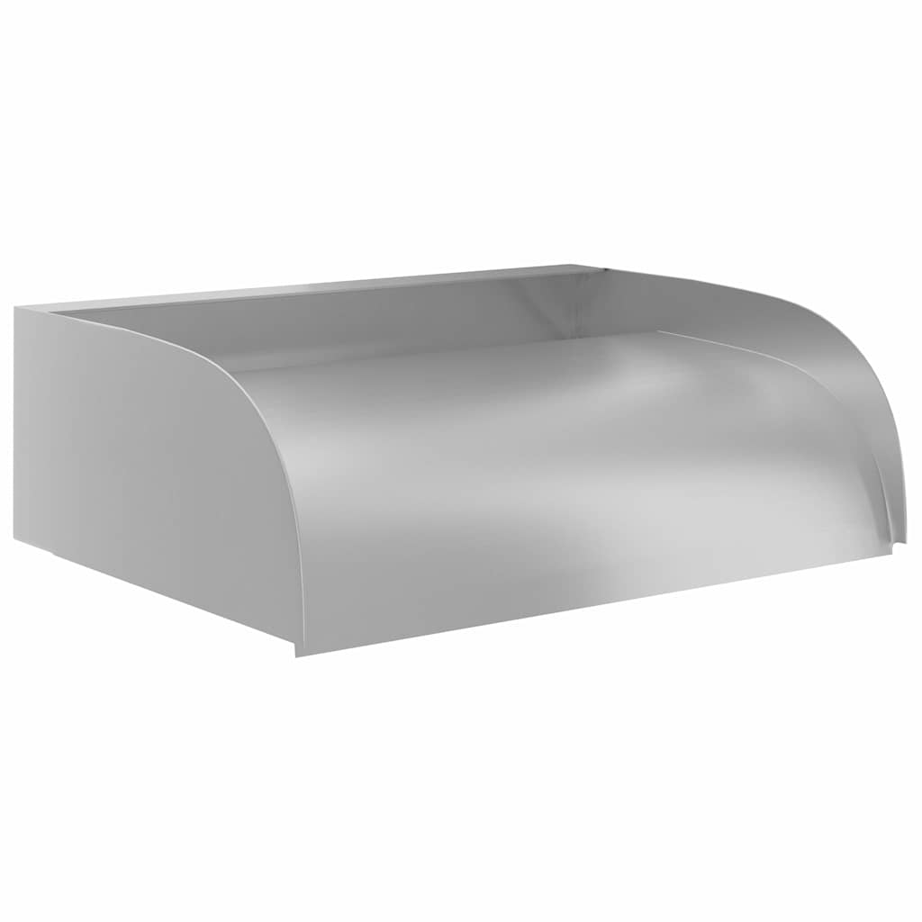 vidaXL Waterfall | Silver | Stainless Steel 304 | Medium | Decorative Inlays 2