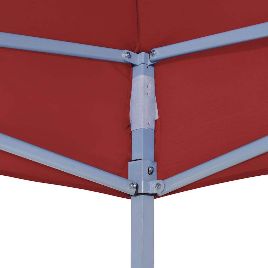 vidaXL Party Tent Roof 6x3 m Burgundy 270 g/m² 5