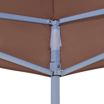 vidaXL Party Tent Roof 6x3 m Brown 270 g/m² 5