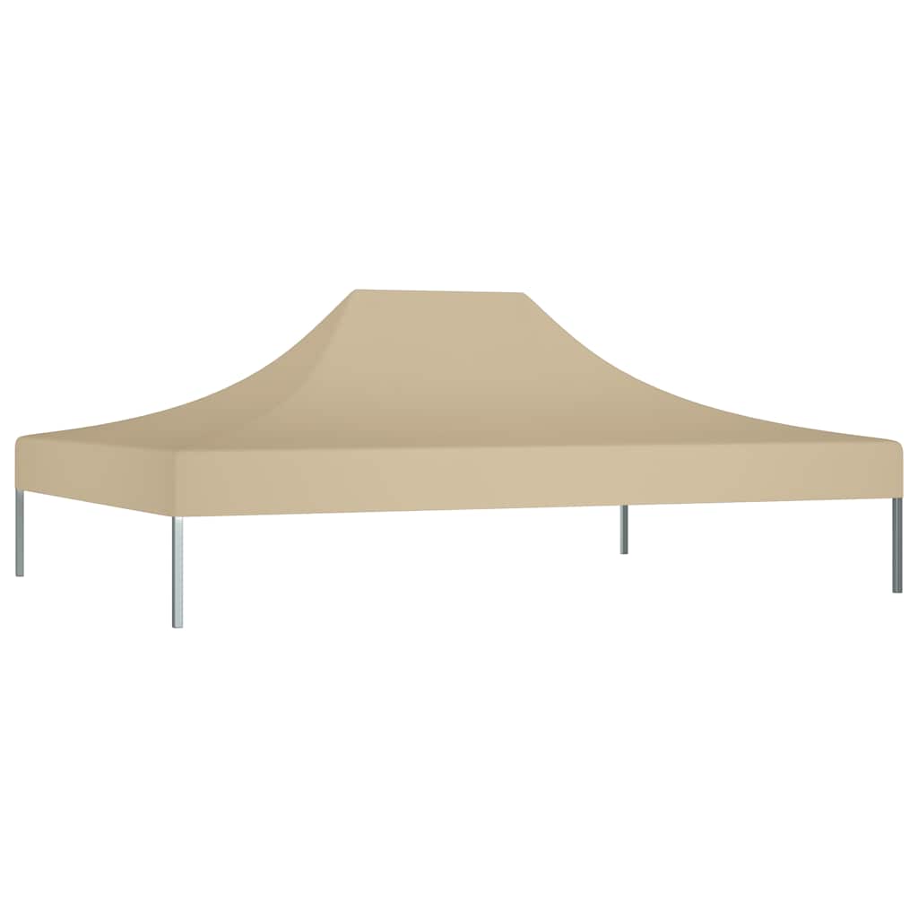 vidaXL Party Tent Roof | Beige | 600D oxford fabric with PVC coating | Large 3