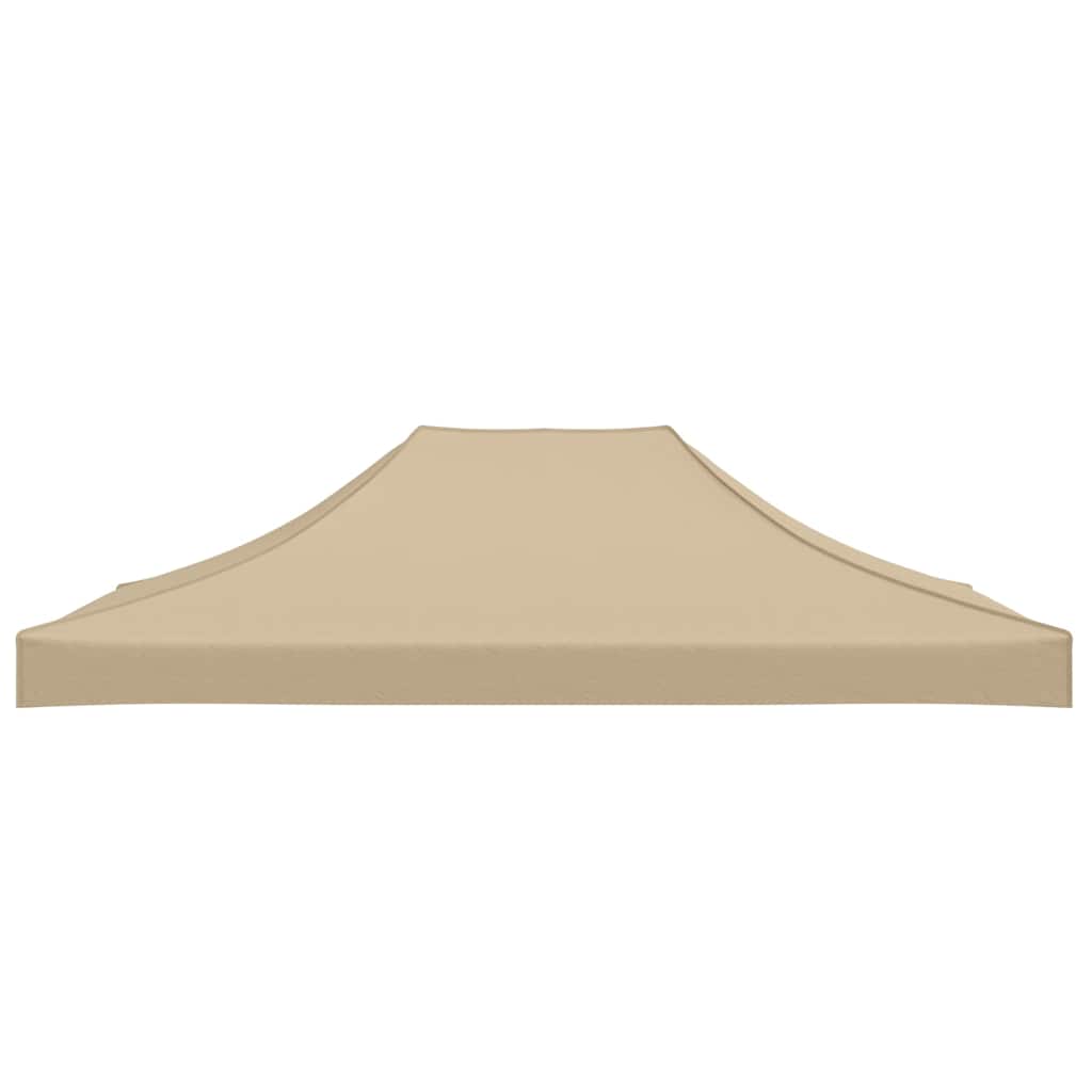 vidaXL Party Tent Roof | Beige | 600D oxford fabric with PVC coating | Large 4