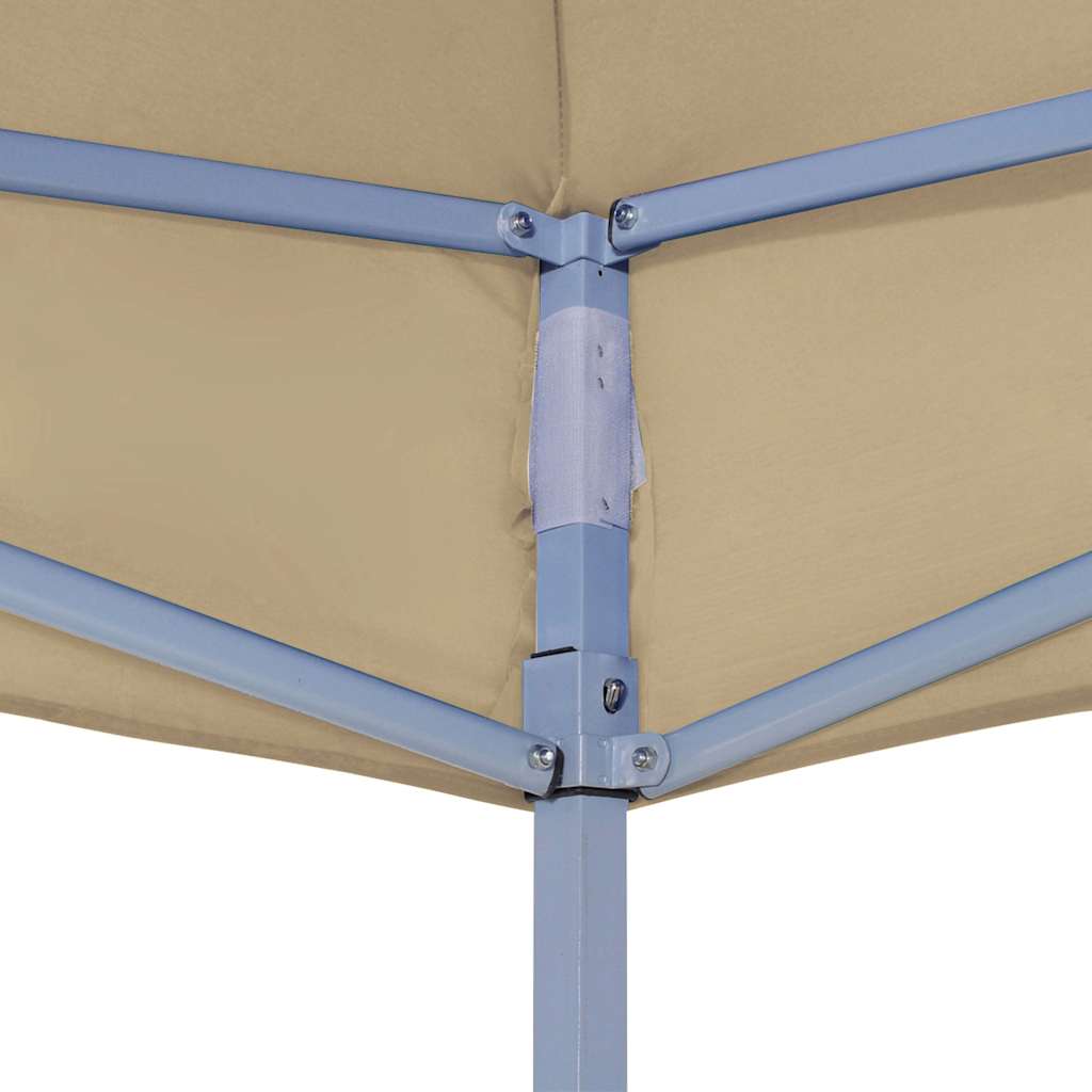 vidaXL Party Tent Roof | Beige | 600D oxford fabric with PVC coating | Large 6