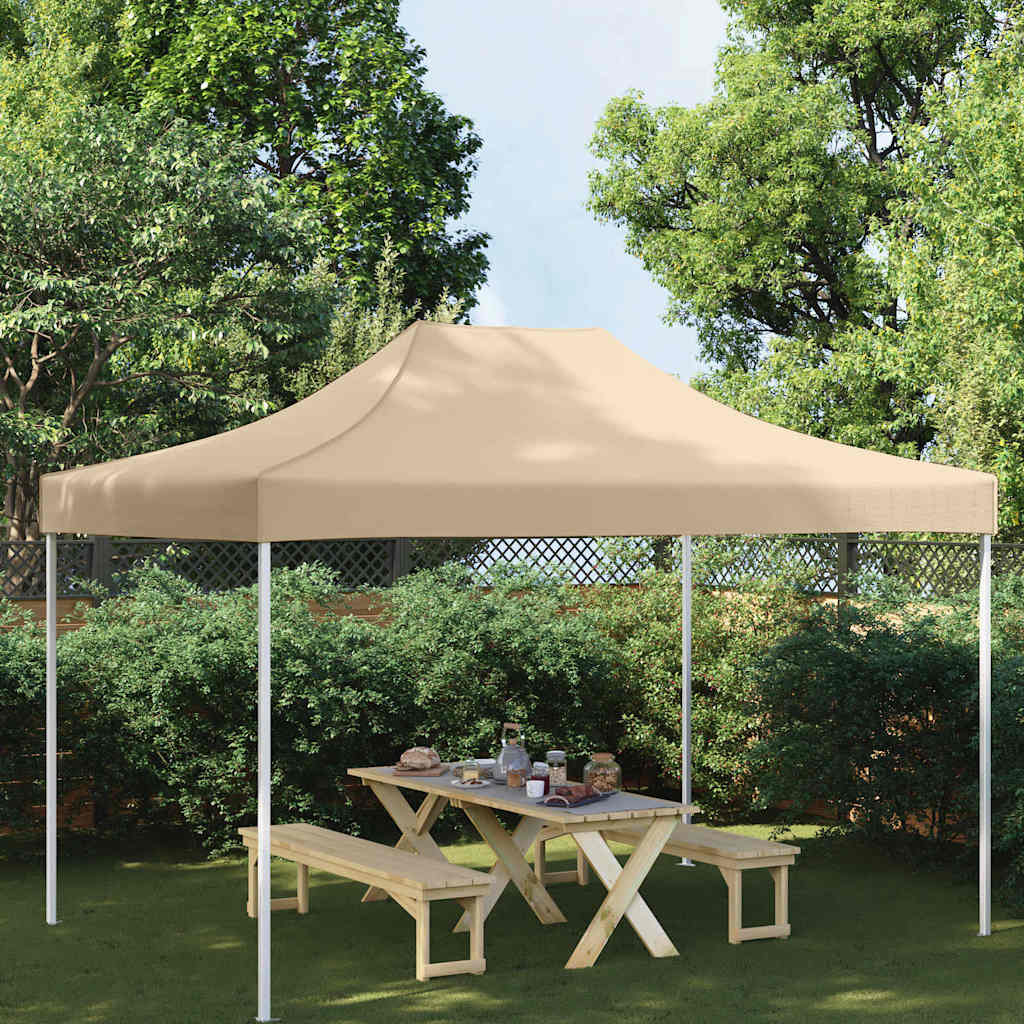 vidaXL Party Tent Roof | Beige | 600D oxford fabric with PVC coating | Large 1