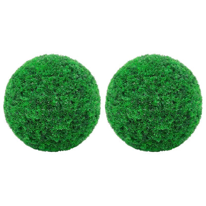 vidaXL Artificial Boxwood Ball | Mixed green | Polyethylene | Medium 1