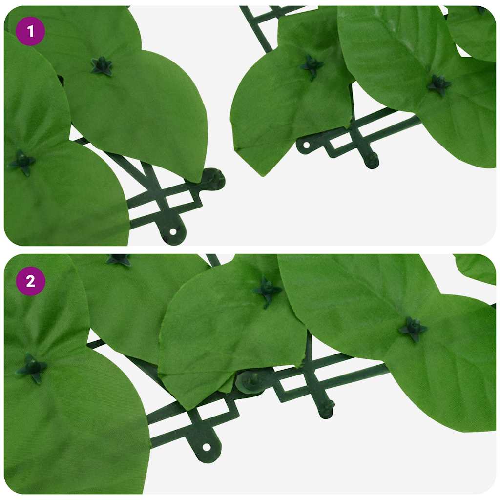 315503 vidaXL Balcony Screen with Green Leaves 300x150 cm 6
