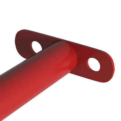 vidaXL Turning Bars 3 pcs 125 cm Steel Red 4