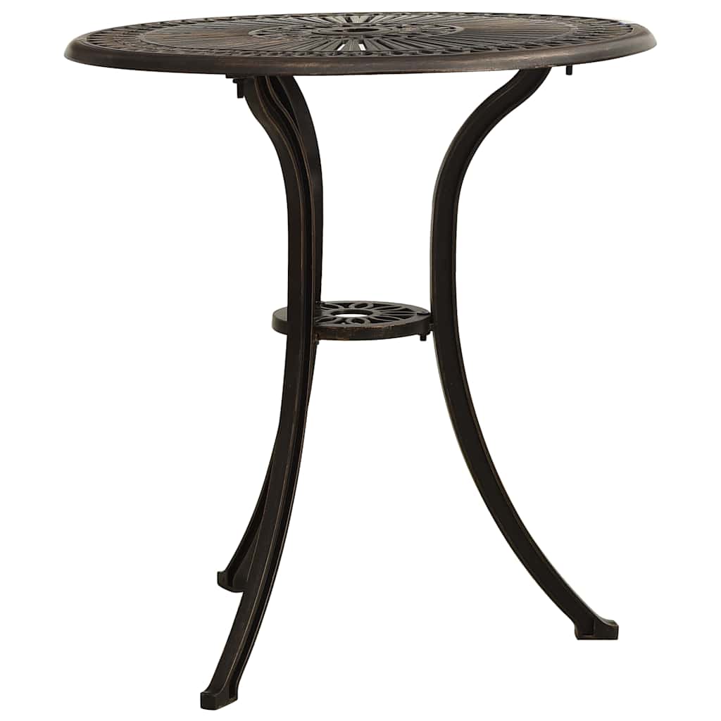 vidaXL Garden Table | Bronze | Cast Aluminium | Medium | Durable 2