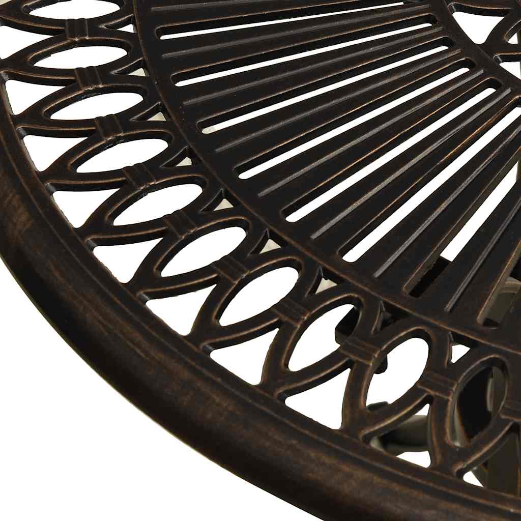 vidaXL Garden Table | Bronze | Cast Aluminium | Medium | Durable 4