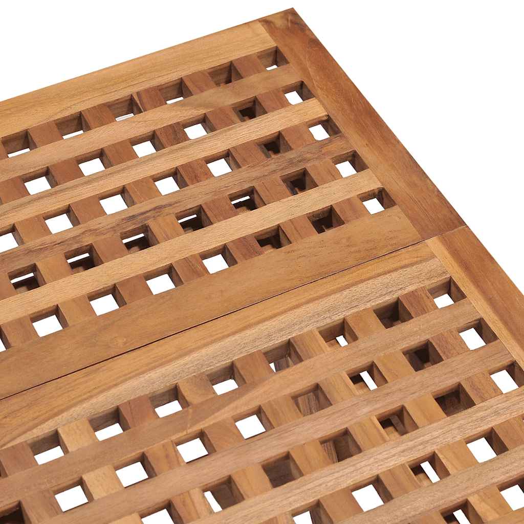 vidaXL Garden Table | Natural Teak | Solid Teak Wood | 50x50x50 cm | Foldable 3