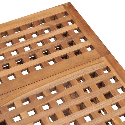 vidaXL Garden Table | Natural Teak | Solid Teak Wood | 50x50x50 cm | Foldable 3