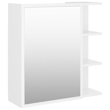 vidaXL Mirror Cabinet | White | Engineered wood, Acrylic | Medium 2
