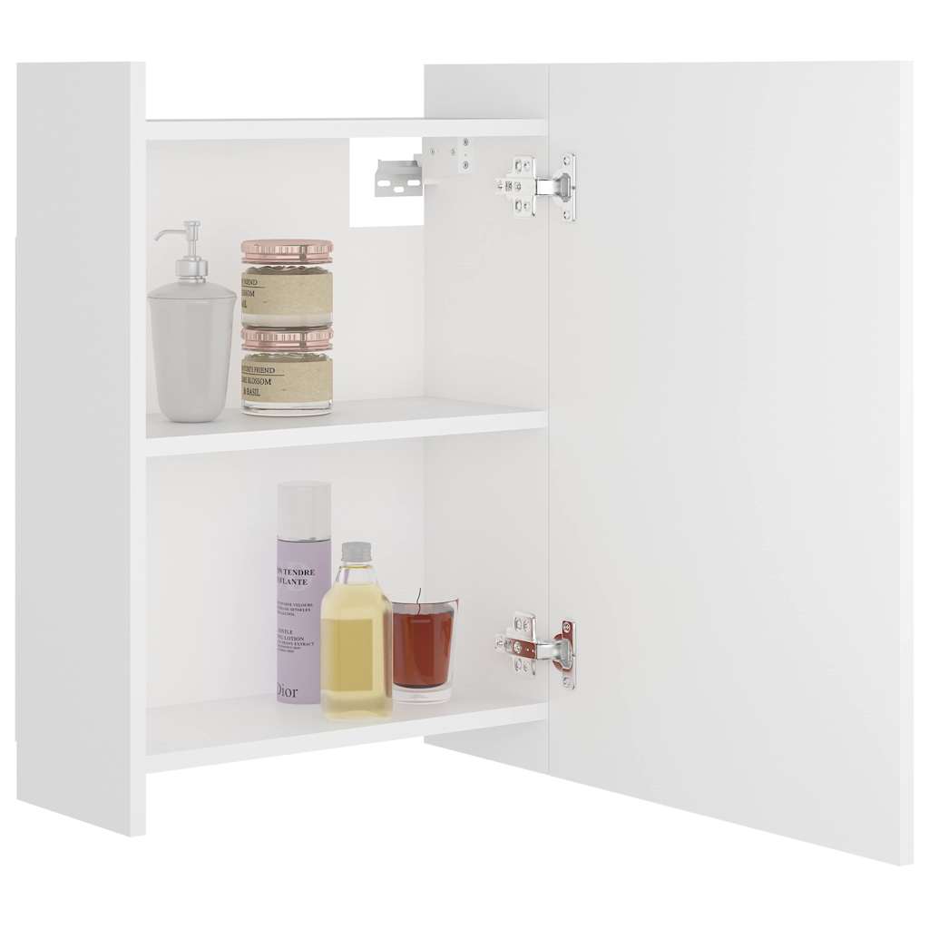 vidaXL Mirror Cabinet | White | Engineered wood, Acrylic | Medium 4