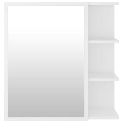 vidaXL Mirror Cabinet | White | Engineered wood, Acrylic | Medium 6