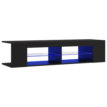 vidaXL TV Cabinet | Black | Engineered wood | Medium | TV Cabinet | Rectangular 2