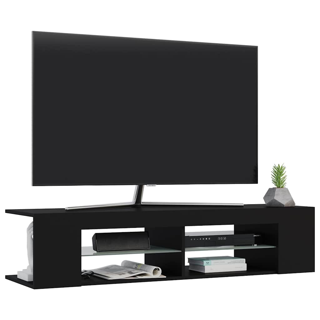 vidaXL TV Cabinet | Black | Engineered wood | Medium | TV Cabinet | Rectangular 6