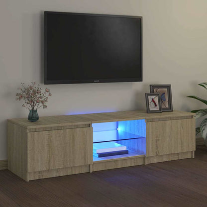 vidaXL TV Cabinet with LED Lights