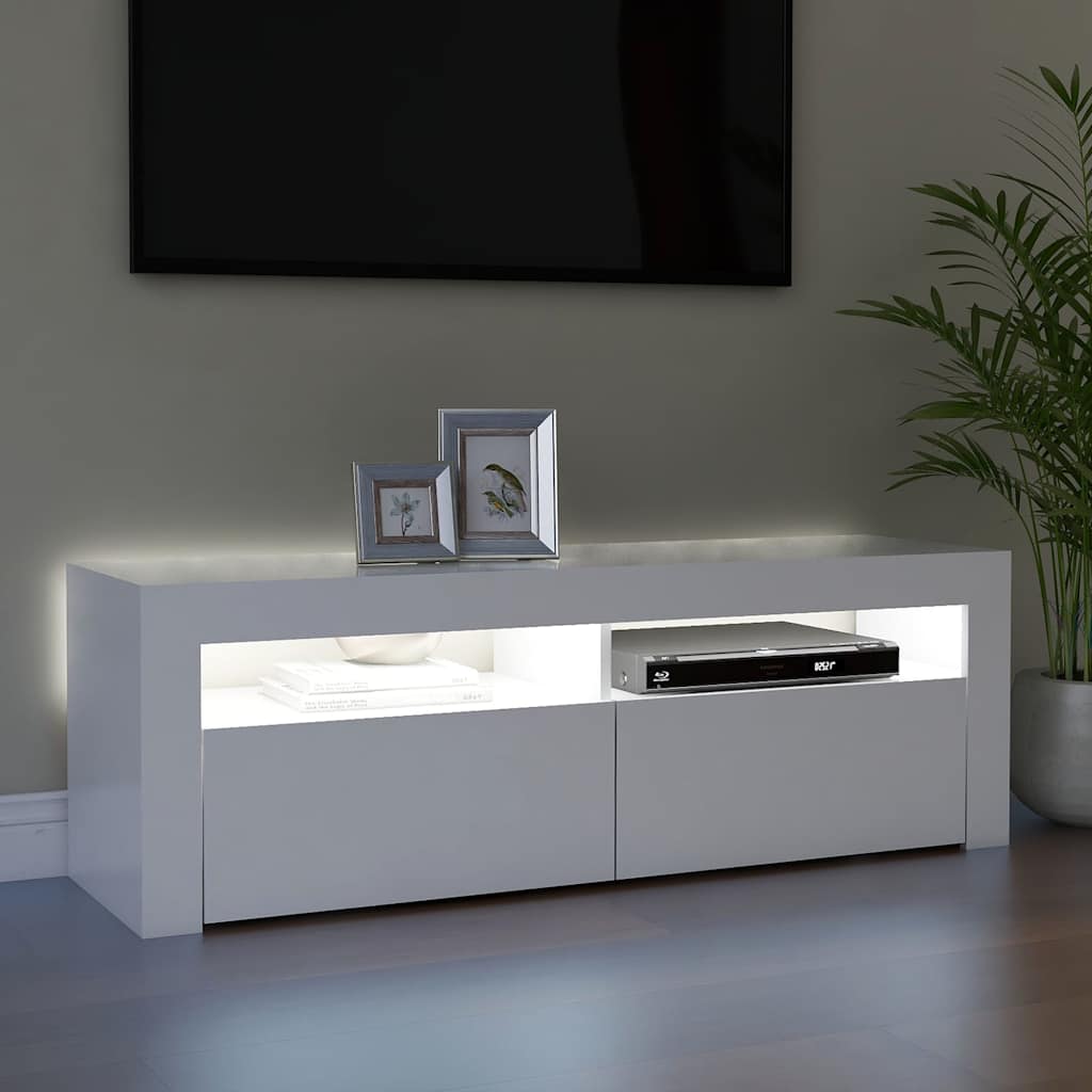 vidaXL TV Cabinet | White | Engineered Wood | Medium | TV Cabinet | Rectangular 4