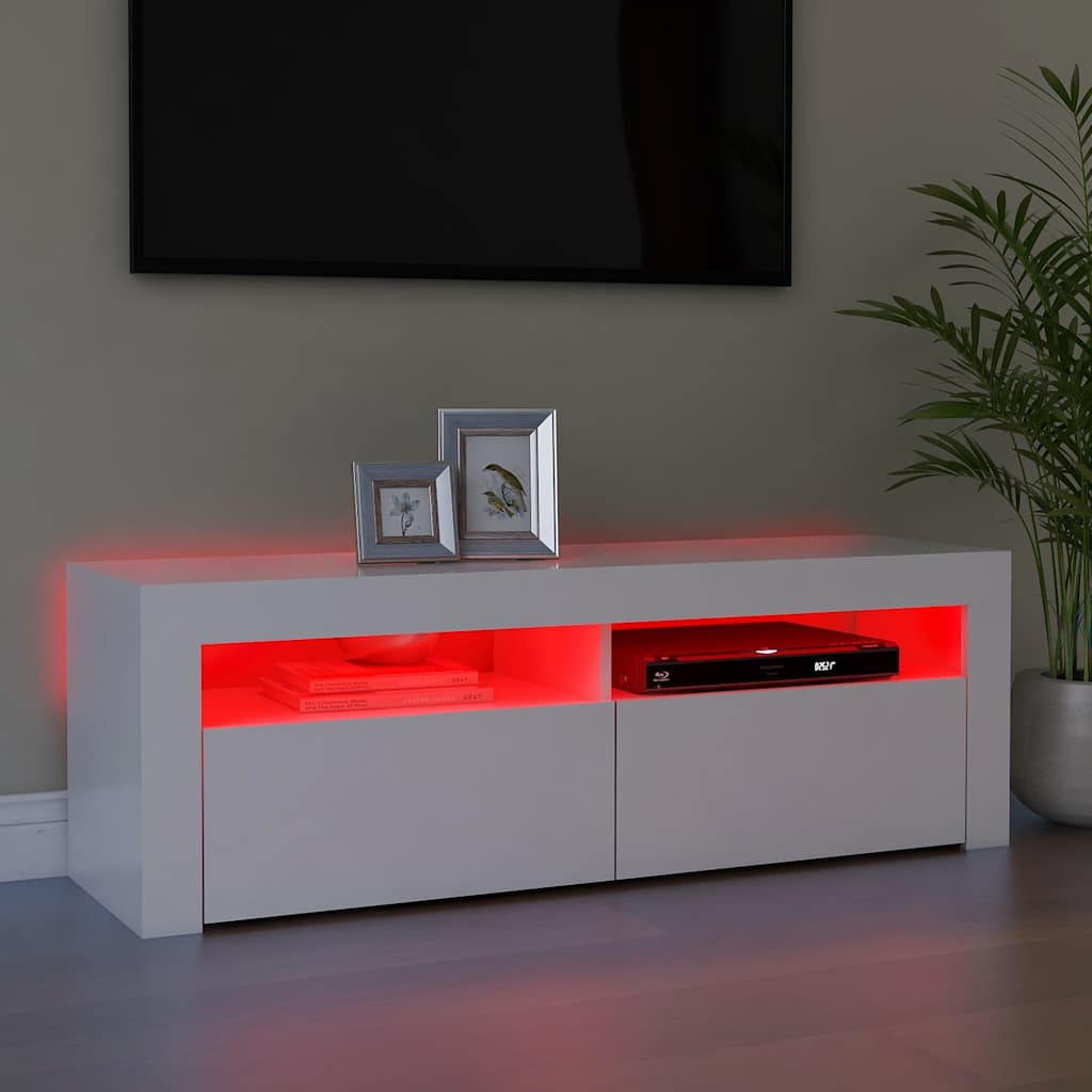 vidaXL TV Cabinet | White | Engineered Wood | Medium | TV Cabinet | Rectangular 5