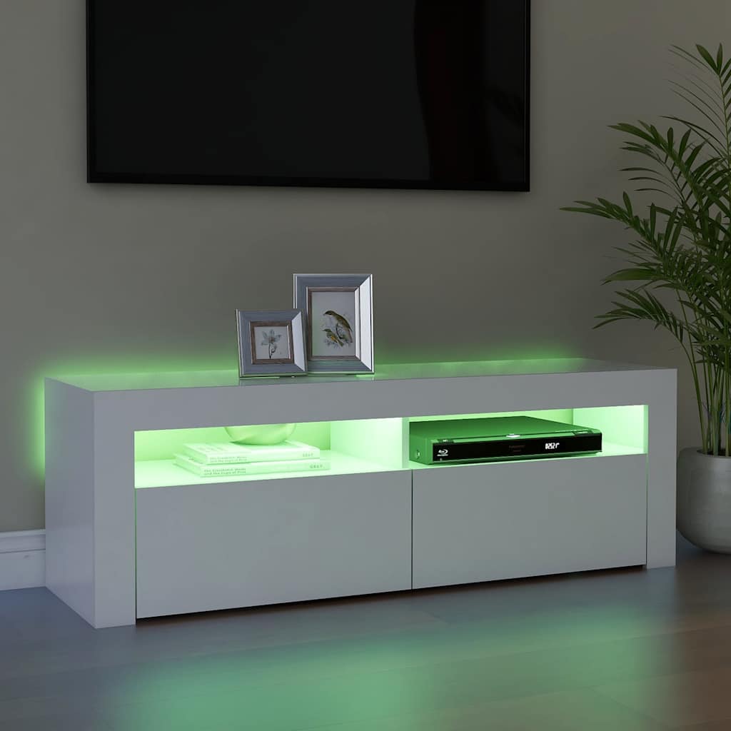 vidaXL TV Cabinet | White | Engineered Wood | Medium | TV Cabinet | Rectangular 6
