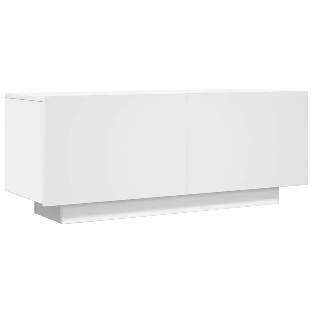 vidaXL TV Cabinet White 100x35x40 cm Engineered Wood 2