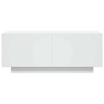 vidaXL TV Cabinet White 100x35x40 cm Engineered Wood 4