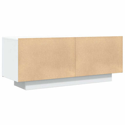 vidaXL TV Cabinet White 100x35x40 cm Engineered Wood 5