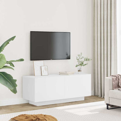 vidaXL TV Cabinet White 100x35x40 cm Engineered Wood 1