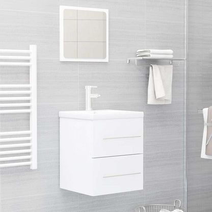 vidaXL Sink Cabinet White 41x38.5x48 cm Engineered Wood 6