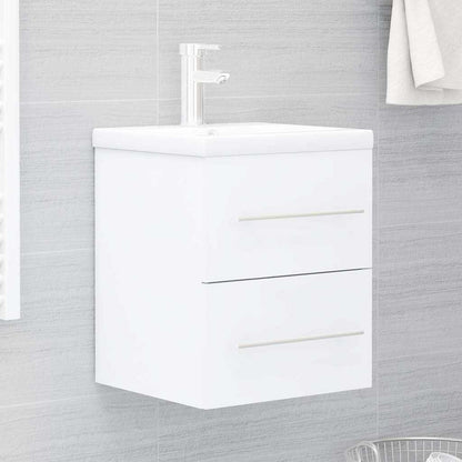 vidaXL Sink Cabinet White 41x38.5x48 cm Engineered Wood 1
