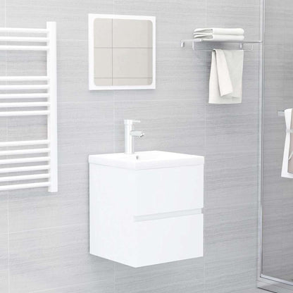 vidaXL Sink Cabinet White 41x38.5x45 cm Engineered Wood 3