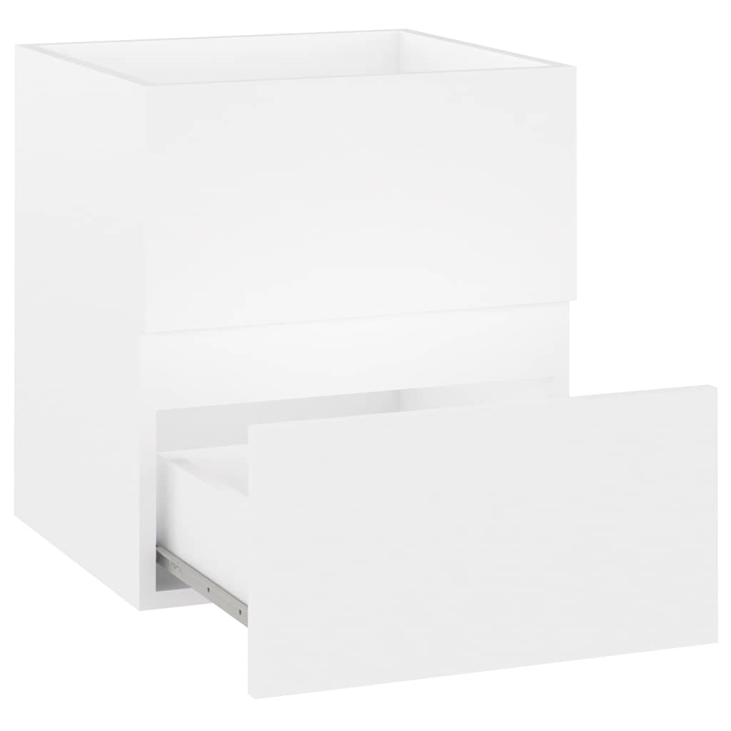 vidaXL Sink Cabinet White 41x38.5x45 cm Engineered Wood 4