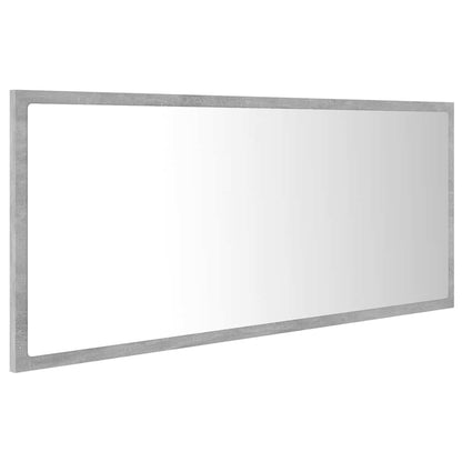 vidaXL Mirror | Concrete grey | Engineered wood and acrylic | Medium 6