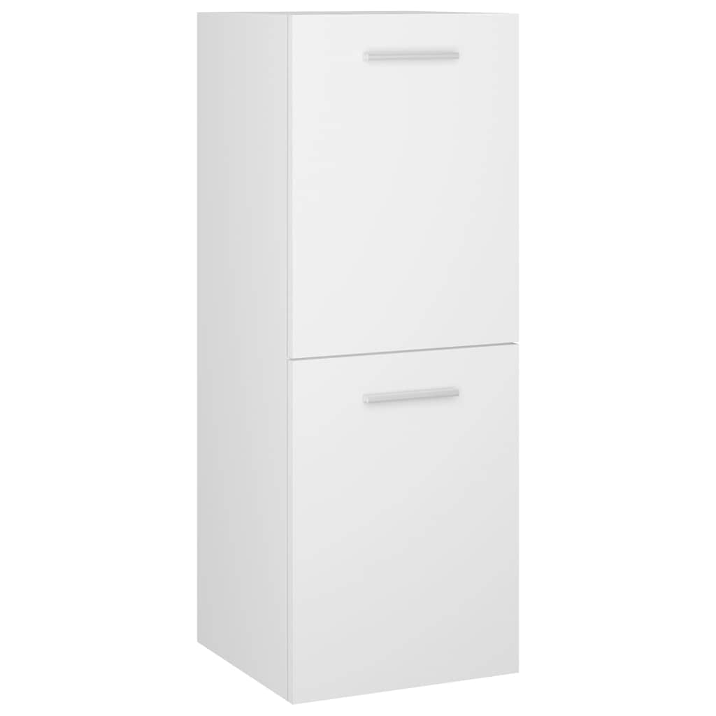 vidaXL Bathroom Cabinet | White | Engineered wood | 30x30x80 cm 2