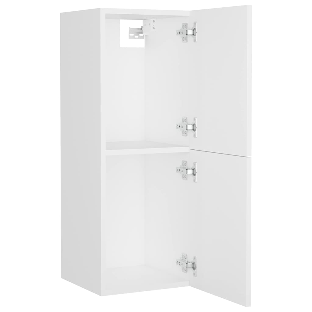 vidaXL Bathroom Cabinet | White | Engineered wood | 30x30x80 cm 4