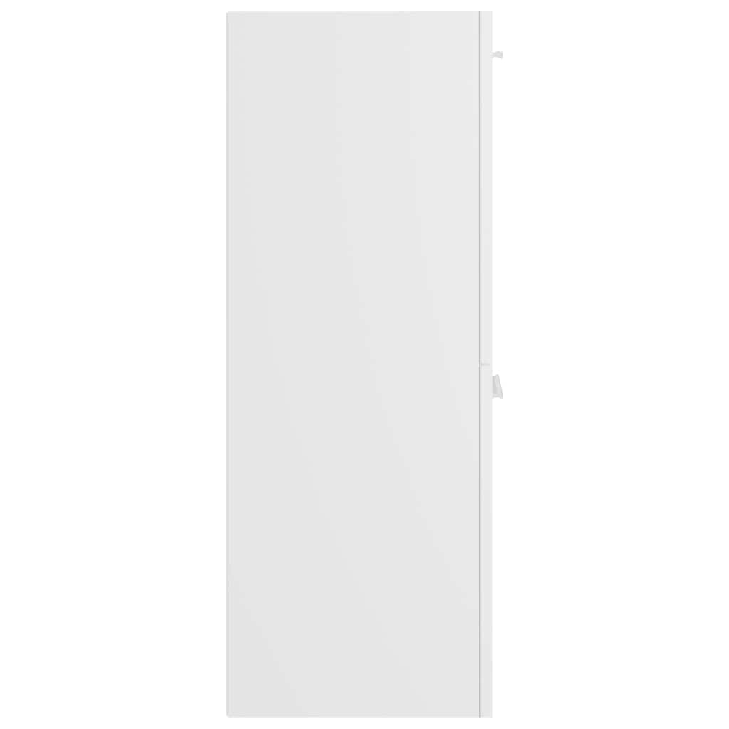 vidaXL Bathroom Cabinet | White | Engineered wood | 30x30x80 cm 6