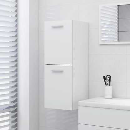 vidaXL Bathroom Cabinet | White | Engineered wood | 30x30x80 cm 1