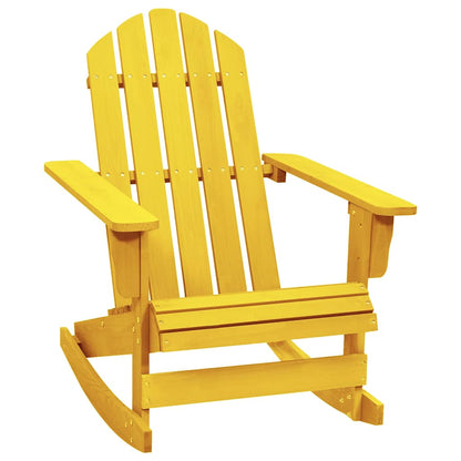 vidaXL Garden Adirondack Rocking Chair Solid Fir Wood
