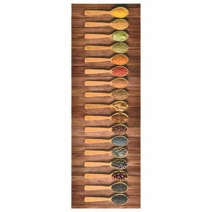 315958 vidaXL Kitchen Carpet Washable Spoons 60x300 cm 2
