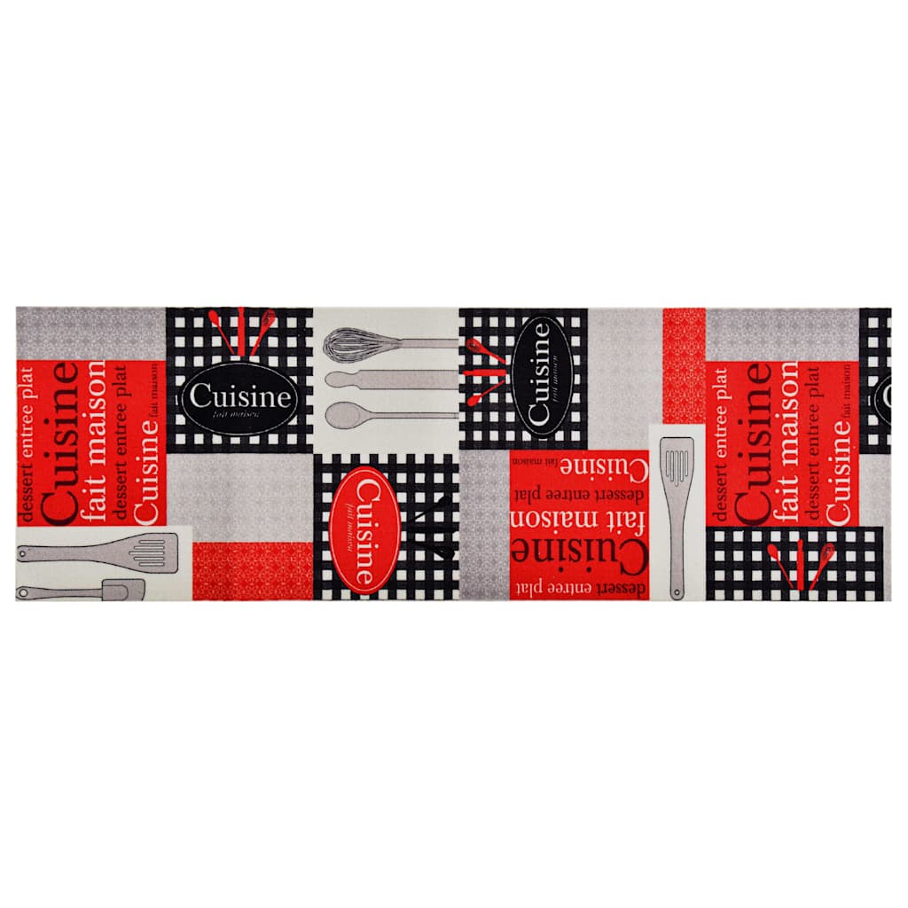 vidaXL Kitchen Carpet | Multicolour | Polyamide | 60x300 cm | Kitchen Carpet 1