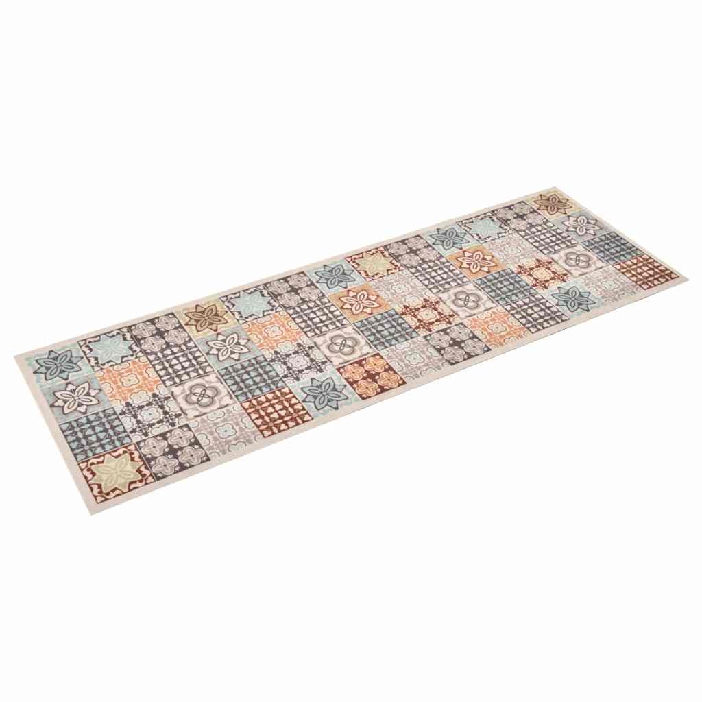 vidaXL Kitchen Carpet | Mosaic Colour | Polyamide surface with latex backing 2