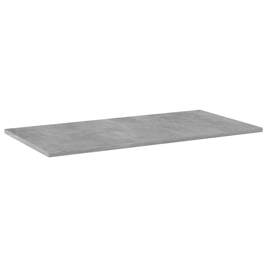 805338 vidaXL Bookshelf Boards 4 pcs Concrete Grey 80x40x1,5 cm Engineered Wood 2