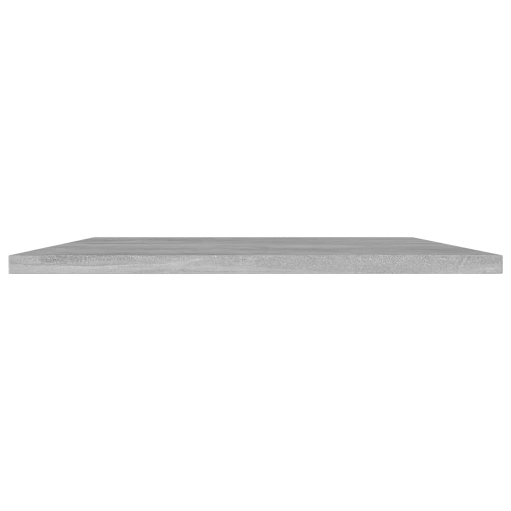 805338 vidaXL Bookshelf Boards 4 pcs Concrete Grey 80x40x1,5 cm Engineered Wood 3