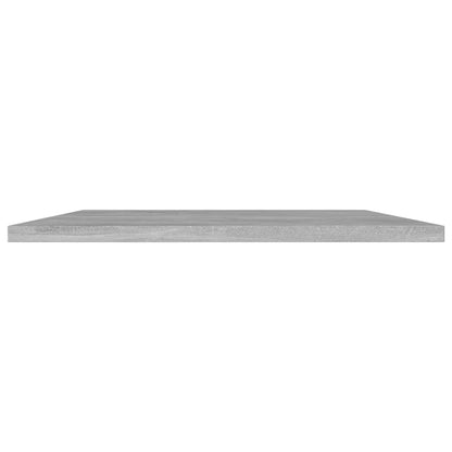 805338 vidaXL Bookshelf Boards 4 pcs Concrete Grey 80x40x1,5 cm Engineered Wood 3