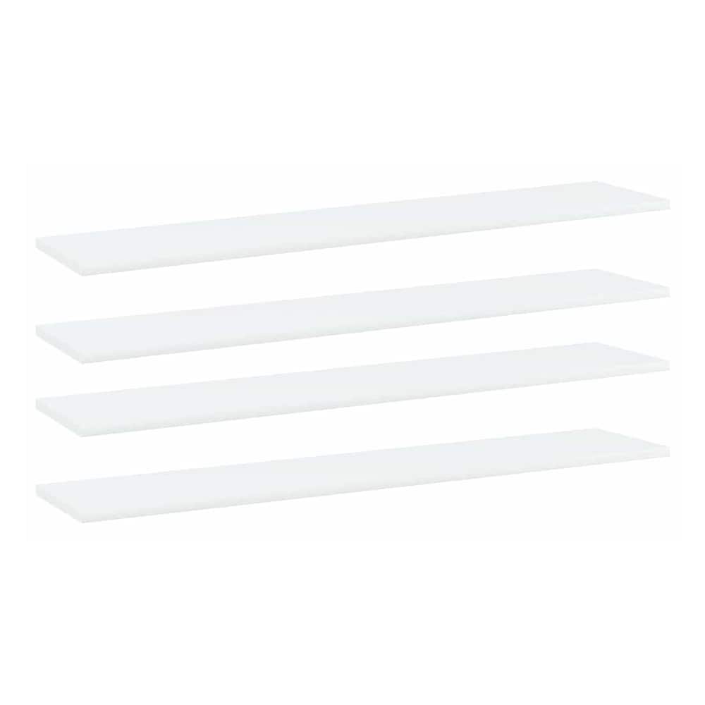vidaXL Bookshelf Boards 100x20x1.5 cm Engineered Wood 4 pcs