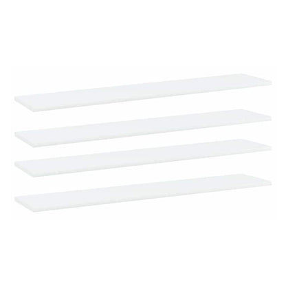 vidaXL Bookshelf Boards 100x20x1.5 cm Engineered Wood 4 pcs