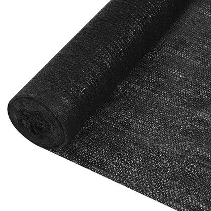 vidaXL Privacy Net Black 2x25 m HDPE 150 g/m² 1