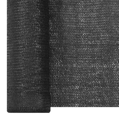 vidaXL Privacy Net Black 3.6x10 m HDPE 195 g/m² 3