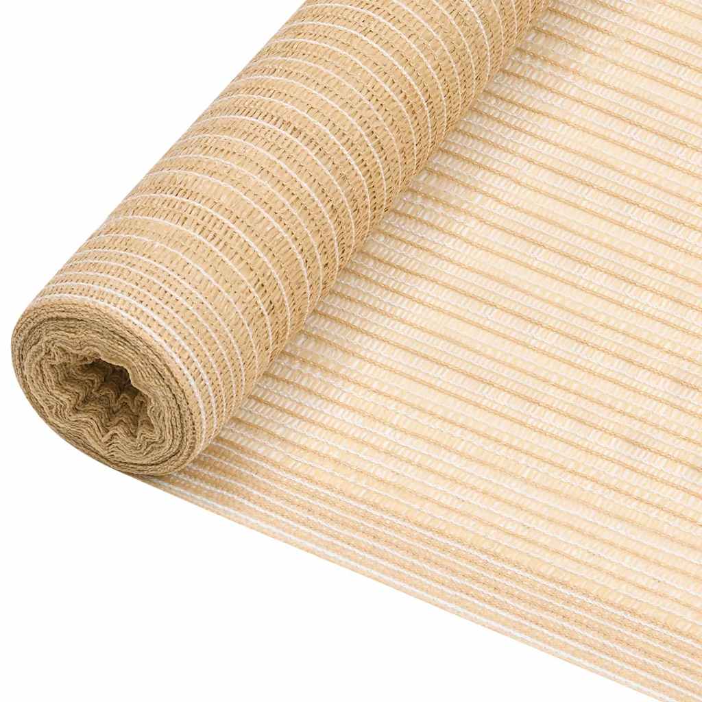 vidaXL Privacy Net Beige 3.6x25 m HDPE 75 g/m² 1